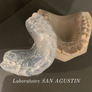 Gouttière thermoformée Laboratoire San Agustin